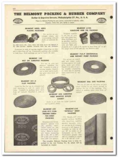 Belmont Packing Rubber Company 1951 vintage oil gas catalog oilfield Belmont Packing Rubber Company 1951 vintage oil gas catalog oilfield