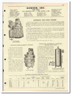 Bowser Inc 1951 vintage oil gas catalog oilfield equipment meters