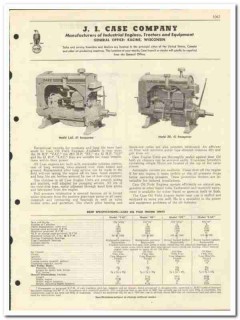 J I Case Company 1951 vintage oil gas catalog oilfield engines J I Case Company 1951 vintage oil gas catalog oilfield engines