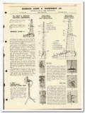 Derrick Light Equipment Company 1951 vintage oil catalog oilfield mast