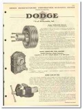 Dodge Mfg Corp 1951 vintage oil catalog oilfield pillow block clutches