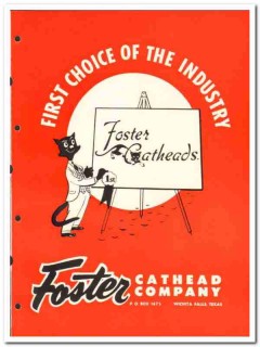 Foster Cathead Company 1951 vintage oil gas catalog oilfield equipment