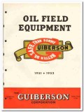 Guiberson Corp 1951 vintage oil gas catalog oilfield equipment valves