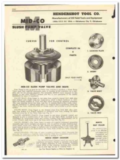 Hendershot Tool Company 1951 vintage oil catalog oilfield equipment