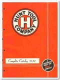 Hunt Tool Company 1951 vintage oil catalog oilfield drilling equipment Hunt Tool Company 1951 vintage oil catalog oilfield drilling equipment