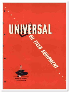 L F M Company 1951 vintage oil catalog oilfield equipment Universal