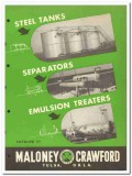 Maloney-Crawford Tank Mfg Company 1951 vintage oil catalog oilfield