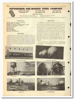 Pittsburgh-Des Moines Steel Company 1951 vintage oil catalog oilfield