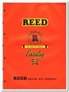 Reed Roller Bit Company 1951 vintage oil gas catalog oilfield drilling