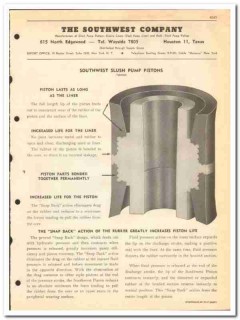 Southwest Company 1951 vintage oil gas catalog oilfield pump equipment Southwest Company 1951 vintage oil gas catalog oilfield pump equipment