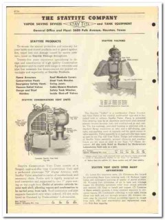 Staytite Company 1951 vintage oil gas catalog oilfield tank equipment