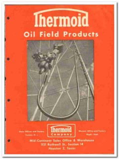 Thermoid Company 1951 vintage oil gas catalog oilfield hose asbestos Thermoid Company 1951 vintage oil gas catalog oilfield hose asbestos