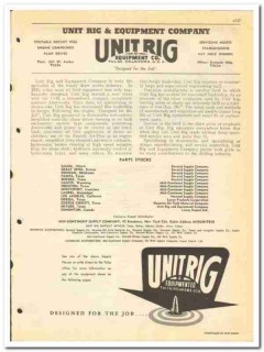 Unit Rig Equipment Company 1951 vintage oil gas catalog oilfield pumps Unit Rig Equipment Company 1951 vintage oil gas catalog oilfield pumps