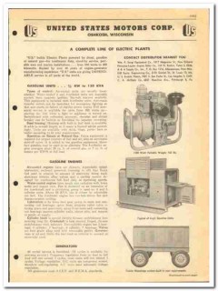 United States Motors Corp 1951 vintage oil catalog oilfield electric