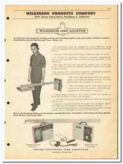 Wilkinson Products Company 1951 vintage oil catalog oilfield locator