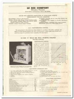 Le Roi Company 1944 vintage oil gas catalog oilfield pumping engines
