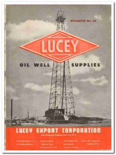 Lucey Export Corp 1944 vintage oil gas catalog oilfield well supplies