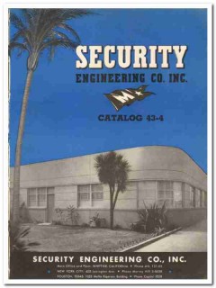 Security Engineering Company 1944 vintage oil gas catalog oilfield Security Engineering Company 1944 vintage oil gas catalog oilfield