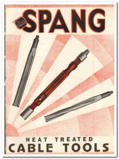 Spang Company 1944 vintage oil gas catalog oilfield cable tools