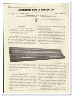 Southern Pipe Casing Company 1944 vintage oil catalog oilfield welded Southern Pipe Casing Company 1944 vintage oil catalog oilfield welded