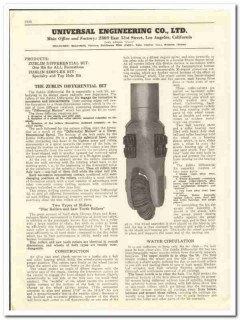 Universal Engineering Company 1944 vintage oil catalog oilfield bits