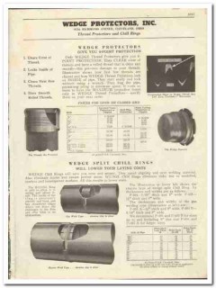 Wedge Protectors Inc 1944 vintage oil gas catalog oilfield thread