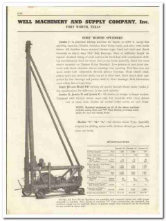 Well Machinery Supply Company 1944 vintage oil catalog field spudders