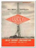 Lucey Export Corp 1947 vintage oil gas catalog oilfield drilling pumps