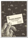 Maloney-Crawford Tank Mfg Company 1947 vintage oil catalog oilfield