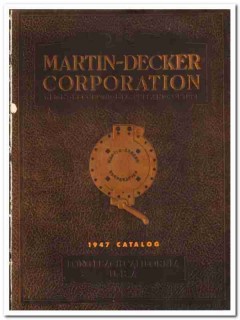 Martin-Decker Corp 1947 vintage oil gas catalog oilfield instruments Martin-Decker Corp 1947 vintage oil gas catalog oilfield instruments