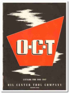 Oil Center Tool Company 1947 vintage catalog oilfield equipment O-C-T