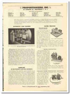 Proportioneers Inc 1947 vintage oil gas catalog oilfield equipment