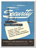 Security Engineering Company 1947 vintage oil catalog oilfield bits