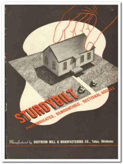 Southern Mill Mfg Company 1947 vintage oil gas catalog oilfield houses Southern Mill Mfg Company 1947 vintage oil gas catalog oilfield houses