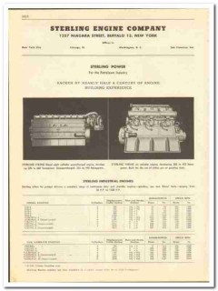 Sterling Engine Company 1947 vintage oil gas catalog oilfield power