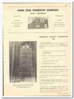 Tank Seal Products Company 1947 vintage oil catalog oilfield NATASCO Tank Seal Products Company 1947 vintage oil catalog oilfield NATASCO