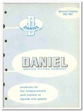 Daniel Orifice Fitting Company 1963 vintage oil gas catalog oilfield