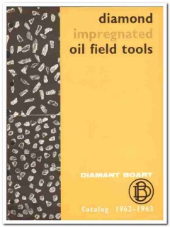 Diamant Boart Company 1963 vintage oil catalog oilfield drilling bits