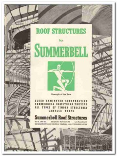 Summerbell Roof Structures 1948 vintage roofing catalog construction Summerbell Roof Structures 1948 vintage roofing catalog construction