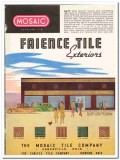 Mosaic Tile Company 1948 vintage catalog faience exteriors Carlyle Mosaic Tile Company 1948 vintage catalog faience exteriors Carlyle