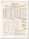 Steelbilt Inc 1948 vintage door catalog horizontal steel sliding units