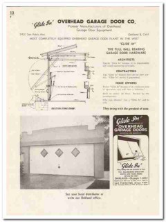 Glide In Overhead Garage Door Company 1948 vintage catalog equipment Glide In Overhead Garage Door Company 1948 vintage catalog equipment