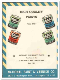 National Paint Varnish Company 1948 vintage catalog high quality National Paint Varnish Company 1948 vintage catalog high quality