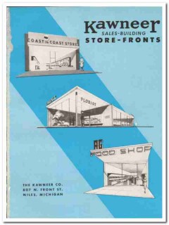 Kawneer Company 1948 vintage store front catalog K-47 design Kawneer Company 1948 vintage store front catalog K-47 design