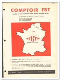 Comptoir FBT 1969 vintage oil gas catalog oilfield tubing corrosion
