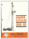 Fred E Cooper Inc 1969 vintage oil catalog oilfield drilling rigs