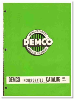 Demco Inc 1969 vintage oil gas catalog oilfield equipment valves