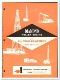 Diamond Chain Company 1969 vintage oil gas catalog oilfield Amsted