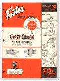 Foster Cathead Company 1969 vintage oil catalog oilfield power tongs