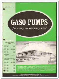 Gaso Pump Burner Mfg Company 1969 vintage oil gas catalog oilfield
